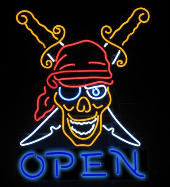 Tattoo Pirate Neon Sign